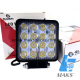GLH00003 - Farol de Milha Led 48w 16 Led para veículos de passeio, 4x4, caminhões, ônibus, UTVs, quadriciclos, maquinas agrícolas, outros