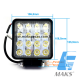 GLH00003 - Farol de Milha Led 48w 16 Led para veículos de passeio, 4x4, caminhões, ônibus, UTVs, quadriciclos, maquinas agrícolas, outros