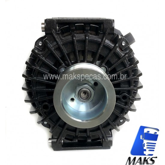 ALT8165 - Alternador modelo Prestolite 53160023,  Scania 2448165, 24V, 150A, polia 10 estrias, aplicação Scania