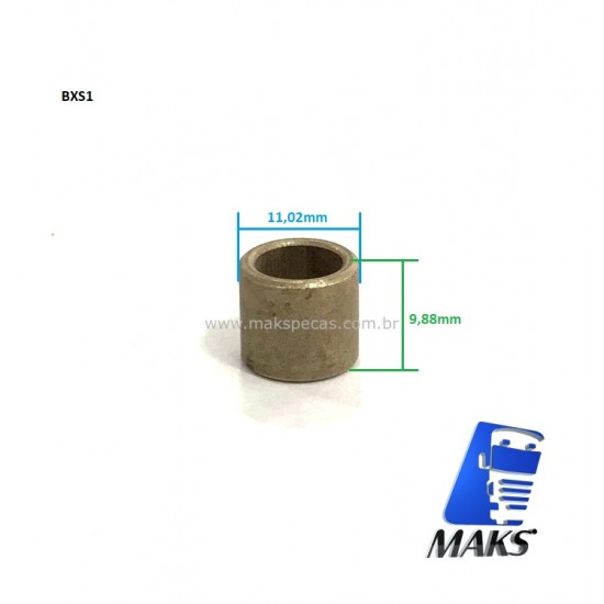 BXS1 - Bucha da ponta de encaixe do induzido para motor de arranque modelo Bosch 24V Scania série 3/4/5 highline. 