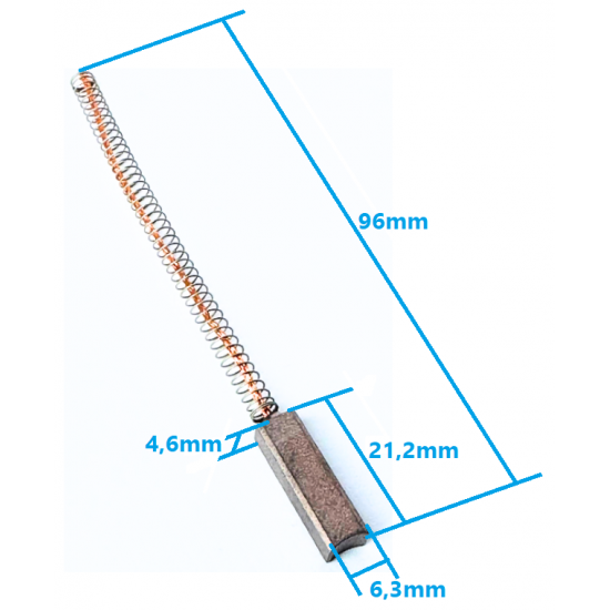 ESC8165 - Kit escovas do regulador para alternador modelo Prestolite 53160023, 24V, 150A, aplicação Scania 2448165 ESC8165 - Kit escovas do regulador para alternador modelo Prestolite 53160023, 24V, 150A, aplicação Scania 2448165