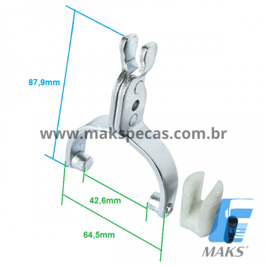 GFM1171 - Garfo para motor de arranque modelo Mitsubishi série M9 5,5Kw 24V. Diversas aplicações. GFM1171 - Garfo para motor de arranque modelo Mitsubishi série M9 5,5Kw 24V. Diversas aplicações.