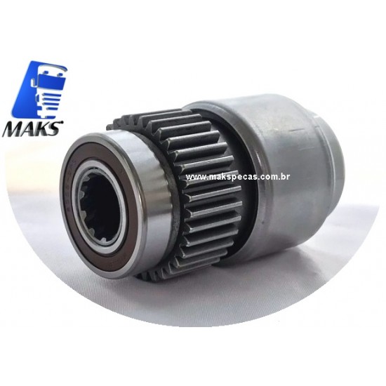 IMPD7550 - ​ Impulsor motor de arranque tipo Denso N940, 2280007550, STR70278, aplicação Iveco Cursor/outros diversos mod. Denso.