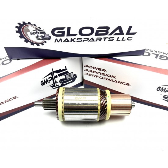 IN3003 - Induzido para motor de partida Mitsubishi Série M9 5,5Kw 24V. Diversas aplicações, confira a lista abaixo.