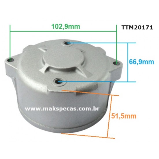TTM20171 - Mancal traseiro para motor de partida Mitsubishi M009T20171. Aplicação MBB AXOR 3344/outros linha 5,5kw. TTM20171 - Mancal traseiro para motor de partida Mitsubishi M009T20171. Aplicação MBB AXOR 3344/outros linha 5,5kw.