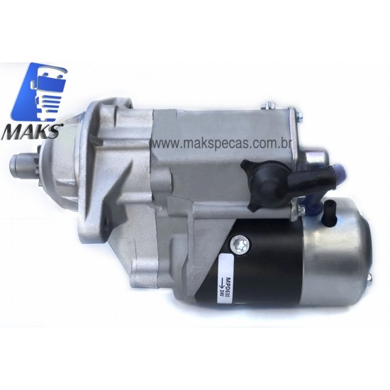 MPD630 - Motor de partida modelo Denso 228000-0630 24V, 4.5kW, 10 dentes, aplicação Cummins, Komatsu, Case