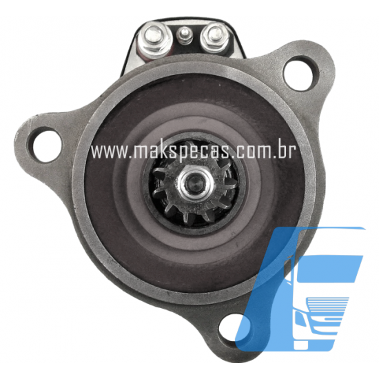 MPKB065 - Motor de partida modelo Bosch KB 24V 6.6kW, 11 dentes,  aplicação Iveco, Fiat, KHD