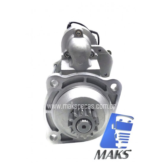 MPLB012 - Motor de partida/ Arranque tipo Bosch 0001330012 24V 6,0kw 12 dentes, aplicação Liebherr 10219978, outros.