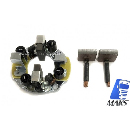 PED7100 - Porta escovas para motor de arranque modelo Denso 428000-7100 24V, 4.8Kw, 10 Dentes.