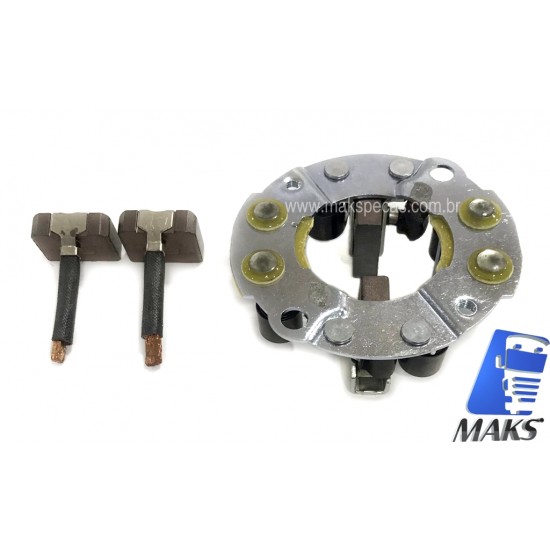 PED7100 - Porta escovas para motor de arranque modelo Denso 428000-7100 24V, 4.8Kw, 10 Dentes.