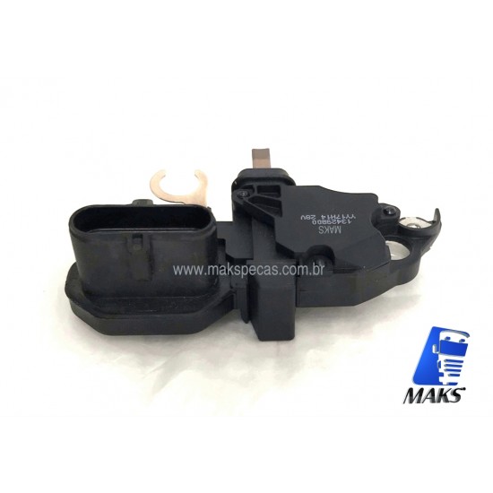 REG291 - Regulador de tensão ( voltagem ) para alternador Bosch 0124655291 24V 150Amp, MBB Axor, Actros 