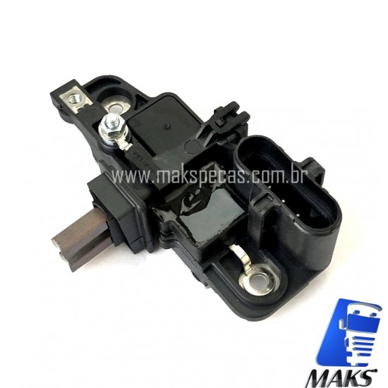 REG8165 - Regulador de tensão para alternador modelo Prestolite 53160023, 24V, 150A, aplicação Scania