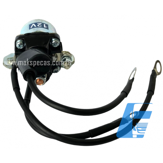 RA55779 - Relé auxiliar de partida para motor de arranque tipo Mitsubishi M008T55779 / M8T55779/M008T55578/  12V 3,6Kw, 11 dentes. Aplicação VOLVO Maritimo (isolado)