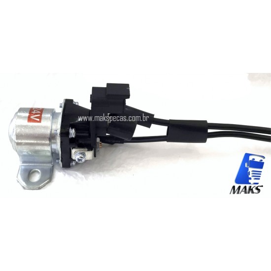 RA66771 - Rele auxiliar para motor de Partida tipo Mitsubishi M009T66771 24V 5.5KW 12 dentes. Aplicação Volvo FH16, motor D13K, M009T66771, 21542660, 22602935, 85013931, 85020789