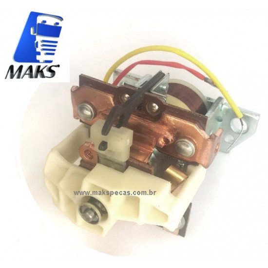 AKB005 - Rele de partida (automático/ solenoide) secundário para motor de partida modelo KB (isolado)  para Bosch ou Delco Remy. Várias aplicações