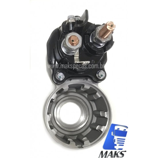 AUT7100 - Mancal com relé de partida para motor de arranque modelo Denso 428000-7100 24V, 4.8Kw, 10 Dentes.