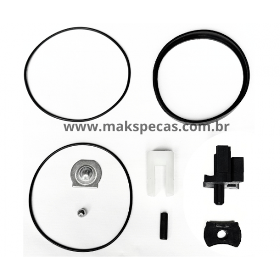 ISOL20171 - Kit reparo de vedação para motor de partida tipo Mitsubishi M009T20171. Aplicação MBB Axor 3344, outros ISOL20171 - Kit reparo de vedação para motor de partida tipo Mitsubishi M009T20171. Aplicação MBB Axor 3344, outros