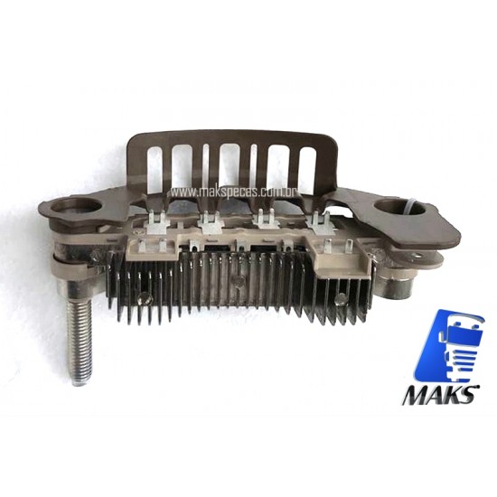 RET6393 - Conjunto Retificador para alternador Mitsubishi A004TR6393 24V 130A Volvo FH12, FM12, FMX12