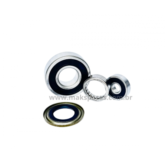 ROLM8 - Kit com 3 rolamentos e retentor para aplicação em motor de partida Mitsubishi, linha M8, 5.0 kW. Várias aplicações. ROLM8 - Kit com 3 rolamentos e retentor para aplicação em motor de partida Mitsubishi, linha M8, 5.0 kW. Várias aplicações.