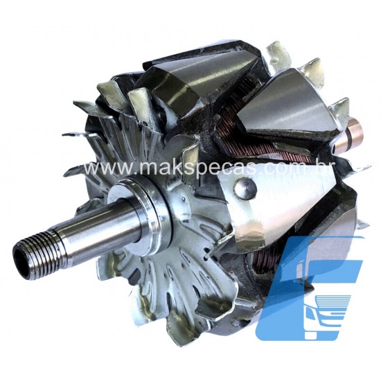 ROT102 - Rotor para alternador modelo Bosch 0124655102 24V 150A. Aplicação Volvo FH