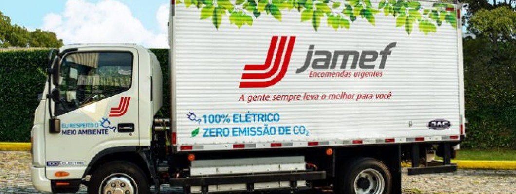 Jamef testa caminhão elétrico iEV1200T da JAC Motors