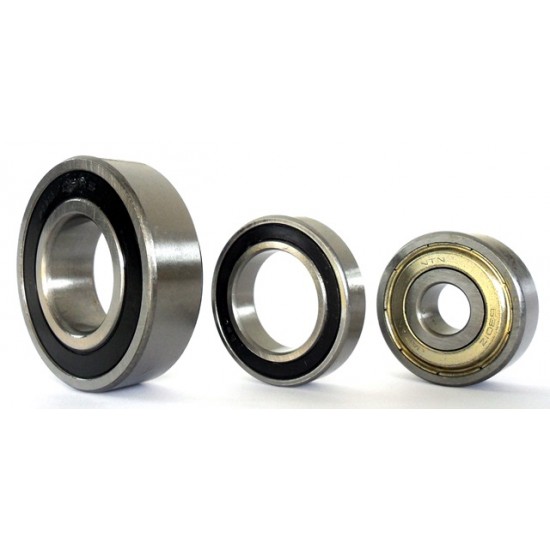 ROLM472 - Kit com 3 rolamentos e retentor para motor de partida Mitsubishi série M9 (grande) tipo M009T80472 MBB Axor, entre outros.