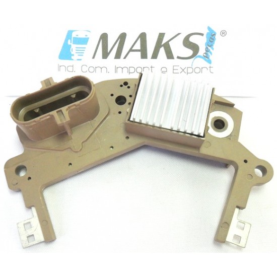 REG6499 - Regulador de tensão ( voltagem )mod A866X61772, para alternador eletrônico tipo Mitsubishi A009TU6499 24V 150A. Aplicação Onibus Scania, 1794114.
