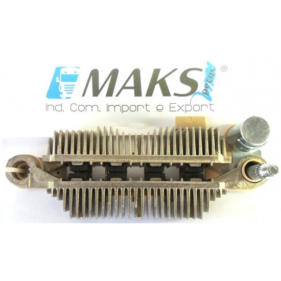 RET6499 - Conjunto retificador mod A860X98570, para alternador eletrônico tipo Mitsubishi A009TU6499 24V 150A. Aplicação Onibus Scania, 1794114.