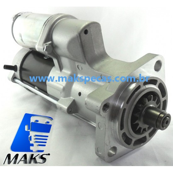 MPKK168 - Motor de arranque (partida) modelo NIKKO 24V 13 dentes CASE CX240, JCB JS200, JS220 HITACHI, ISUZU