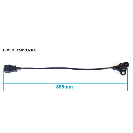 0281002165 - Sensor de pressão Bosch para aplicação em IVECO EUROTECH, EUROCARGO, STRALIS, EUROTRAKKER E TRAKKER