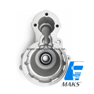 MDMI472 - Mancal dianteiro  para motor de partida Mitsubishi M009T80472 com rolamento e retentor MBB Axor, outros. - Imagem 3