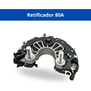 R3224 - Conjunto retificador modelo F00M133224, F00M133286 alternador Bosch 0124555015, outros.