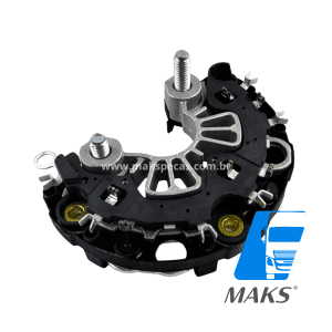 R3224 - Conjunto retificador modelo F00M133224, F00M133286 alternador Bosch 0124555015, outros.