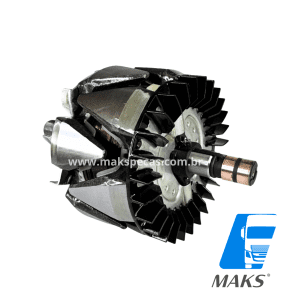 ROT102 - Rotor para alternador modelo Bosch 0124655102 24V 150A. Aplicação Volvo FH - Imagem 3