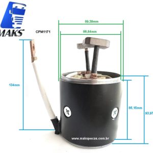 CPM1171 - Carcaça polar motor de partida Mitsubishi 5,5Kw 24V, Volvo, Mercedes - Imagem 4