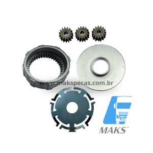 PD9121 - Kit planetaria sem impulsor para motor de arranque modelo Denso 428000-9121 24V 7,0kW aplicação Caterpillar