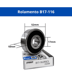 B171162RSC3 - Rolamento B17-116 2RSC3 Koyo – JTEKT - Imagem 3