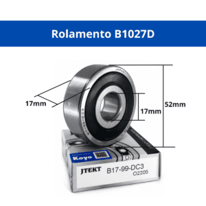 B17-99 2RSC3 - Rolamento B17-99 2RSC3 Koyo – JTEKT - Imagem 3