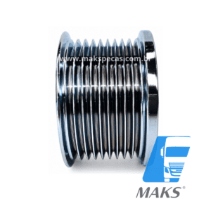 POL291 - Polia 9PK para alternador modelo Bosch F00MA36239 SEG F00MA36240 para alternador 0124655291 28V 150A/ outros , Mercedes Benz 815, 822, 1015, 1518 (cópia) - Imagem 3