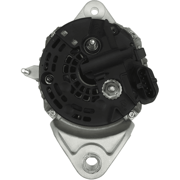 ALT009 - Alternador eletrônico modelo Bosch 0124555009 24V 80A, polia 8 canais com 63mm de diametro. Aplicação Volvo B10M eletronico, NH12, B7R, FH12, FH16, FM, FMX .