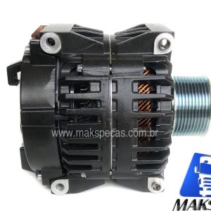 ALT8165 - Alternador mod  Prestolite AVI150P2114HP, 24V  180A,  Scania 2448165, 2572595, 3138003, 3140940, polia 10 estrias,  71 mm diametro aplicação ônibus e caminhões Scania.