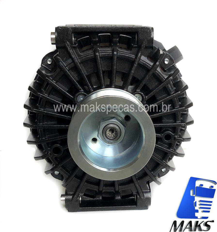 ALT8165 - Alternador mod  Prestolite AVI150P2114HP, 24V  180A,  Scania 2448165, 2572595, 3138003, 3140940, polia 10 estrias,  71 mm diametro aplicação ônibus e caminhões Scania.