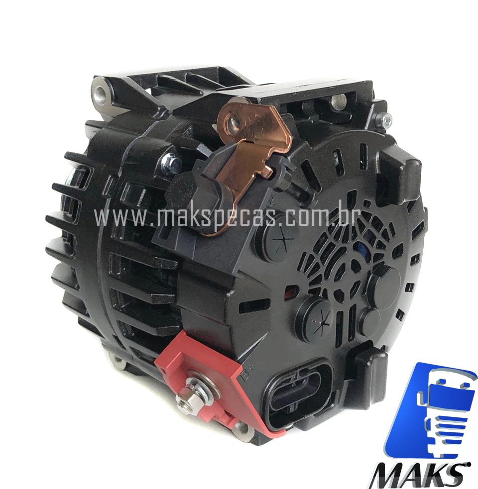 ALT8165 - Alternador mod  Prestolite AVI150P2114HP, 24V  180A,  Scania 2448165, 2572595, 3138003, 3140940, polia 10 estrias,  71 mm diametro aplicação ônibus e caminhões Scania.