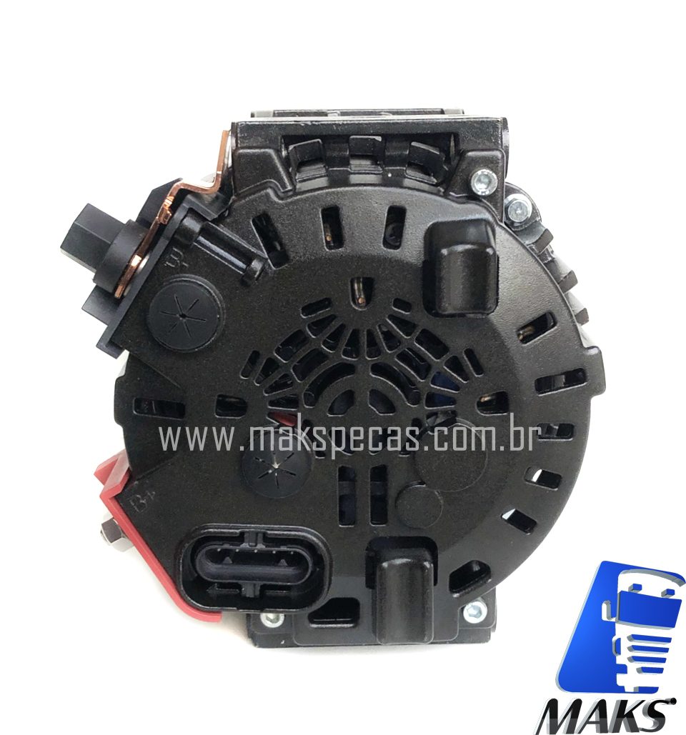 ALT8165 - Alternador mod  Prestolite AVI150P2114HP, 24V  180A,  Scania 2448165, 2572595, 3138003, 3140940, polia 10 estrias,  71 mm diametro aplicação ônibus e caminhões Scania.