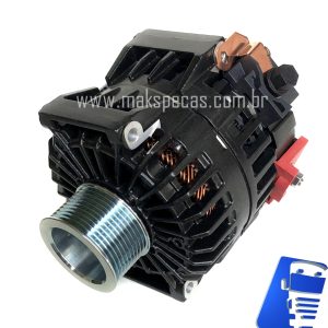 ALT8165 - Alternador mod  Prestolite AVI150P2114HP, 24V  180A,  Scania 2448165, 2572595, 3138003, 3140940, polia 10 estrias,  71 mm diametro aplicação ônibus e caminhões Scania.