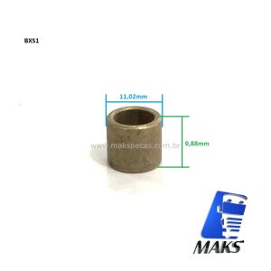 BXS1 - Bucha da ponta de encaixe do induzido para motor de arranque modelo Bosch 24V Scania série 3/4/5 highline.