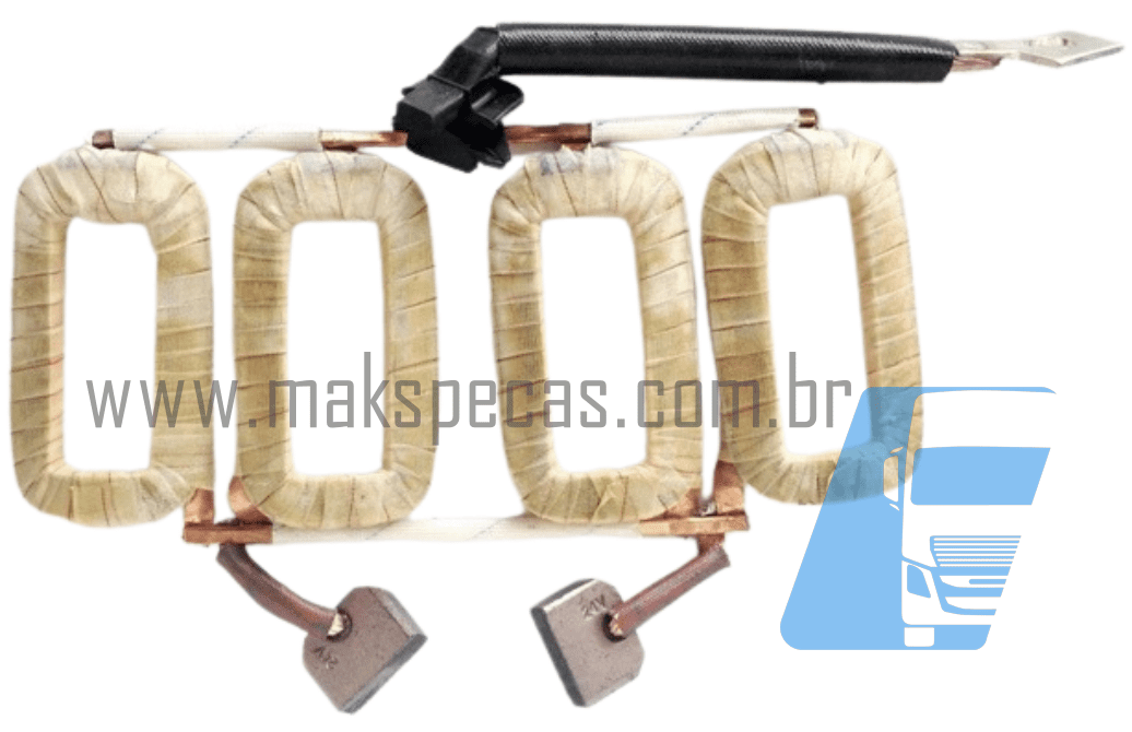 BOBM8 - Bobina  para motor de partida Mitsubishi Mitsubishi M008T60871, M008T62471, 24V. Aplicação Caterpillar 10R7586, 1252988, 2724774, VOLVO, MAN, VW, OUTROS