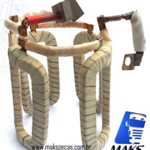 BOBPL94 - Bobina de campo para motor de partida Bosch JF Alemão 0001368301 24V Scania L94