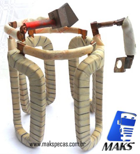 BOBPL94 - Bobina de campo para motor de partida Bosch JF Alemão 0001368301 24V Scania L94