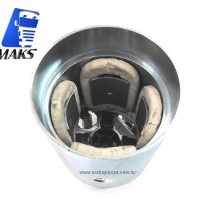 CP002S - Carcaça polar mod 2007 010 173 completa para motor de arranque modelo  Bosch 24V , aplicação Scania Highline Série 4 5: